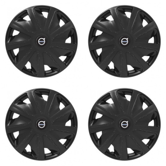 Puklice pre Volvo (čierne) pre dodávky 16 Craft black