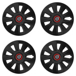 Puklice pre Volvo (čierne) 17 STRATOS RR black