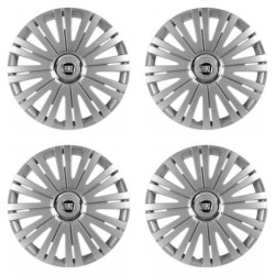 Puklice pre Fiat (čierny) 14 ACTIVE RC