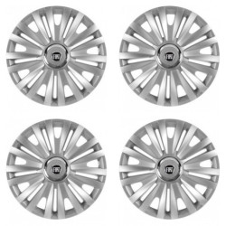 Puklice pre Fiat (čierny) 15 ROYAL