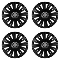 Puklice pre Fiat (čierny) 15 ACTIVE RC BLACK