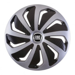 Puklice pre Fiat (čierny) 16 WIND SB