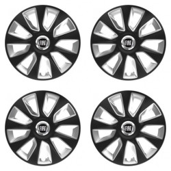 Puklice pre Fiat (čierny) 16 STRATOS BS