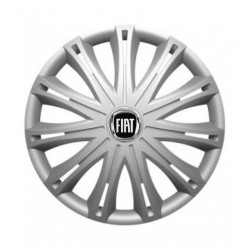 Puklice pre Fiat (čierny) 16 SPARK