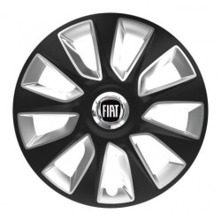 Puklice pre Fiat (čierny) 17 STRATOS BS