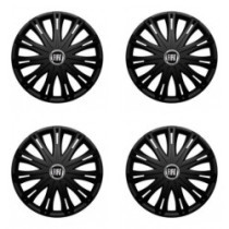 Puklice pre Fiat (čierny) 17 SPARK BLACK