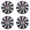 Puklice 14 WIND SB pre Fiat (červené) na ocelové disky. Pre kolesá o veľkosti R14 so živicovými samolepkami Fiat (červené).