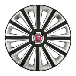 Puklice pre Fiat (červené) 14 TREND RC double colour