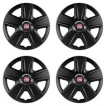 Puklice pre Fiat (červené) 14 ESPRIT RC BLACK