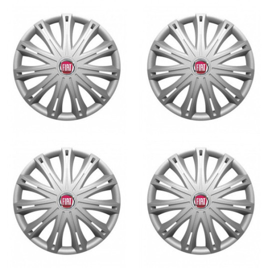 Puklice pre Fiat (červené) 16 SPARK