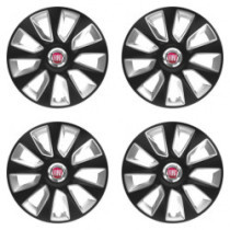 Puklice pre Fiat (červené) 17 STRATOS BS