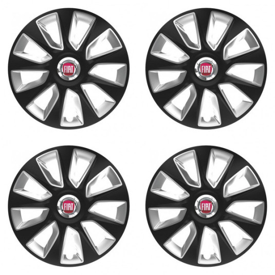 Puklice pre Fiat (červené) 17 STRATOS BS