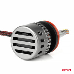 LED žiarovky hlavného svietenia K3 H8 H9 H11 H16 12V 6000K canbus AMIO-03686