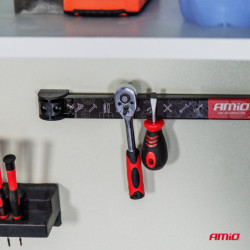 Magnetické držiaky na náradie 1x20cm 1x30,5cm 1x46cm sada AMiO-04263