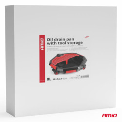 Vypúšťacia nádoba na olej s úložným priestorom na náradie AMiO-04264