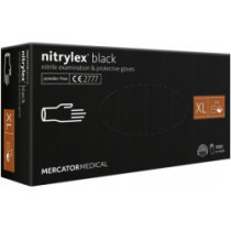 Nitrilové rukavice Nitrylex Basic veľkosť XL, 100 ks black