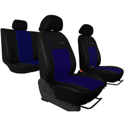 Poťahy pre SUZUKI IGNIS III (od 2016) Exclusive Alcantara (Alcantara-koža) modré