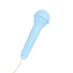 Klávesnica pre deti interaktívny klavír organ 37 klávesov stojan na mikrofón modrá