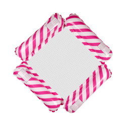 Nafukovací plážový matrac hojdacia sieť vodné lehátko kreslo bazén ružová