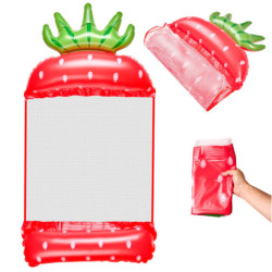 Nafukovací plážový matrac hojdacia sieť vodné lehátko kreslo bazén jahoda