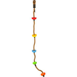 Lezecké lano s uzlami 200cm