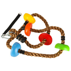 Lezecké lano s uzlami 200cm