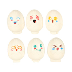 Vzdelávacie puzzle zodpovedajúce tvarom vajíčok montessori zvieratá 6 ks