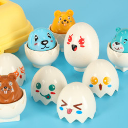 Vzdelávacie puzzle zodpovedajúce tvarom vajíčok montessori zvieratá 6 ks