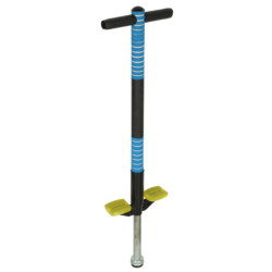 Nastaviteľná skákacia tyč pogo, modrá