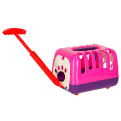 Plyšový králik mrkva chodí pohybuje ušami