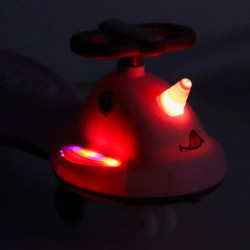 LED Swing FIX S1 Odrážadlo s rukoväťou ružová max. 65 kg