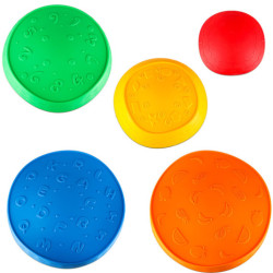 Senzorická cesta riečne kamene pre rovnováhu, 5ks