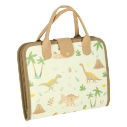 Senzorické zmyslové montessori manipulačné dosky dinosaurus prípad