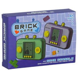 Prenosná konzola na elektronické arkádové hry zelená