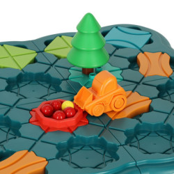 Puzzle stolová hra bludisko prekážková dráha 56 el.