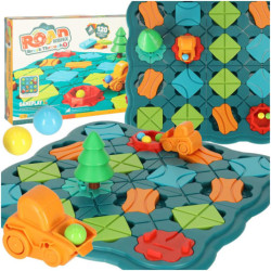 Puzzle stolová hra bludisko prekážková dráha 28 el.