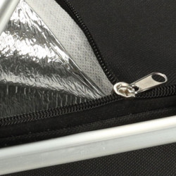 Tepelný skladací piknikový kôš- čierny