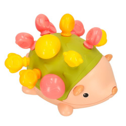 Zmyslové vzdelávacie montessori zelený ježko