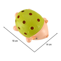 Zmyslové vzdelávacie montessori zelený ježko