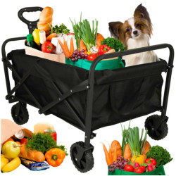 Kempingový nákupný vozík-  skladací