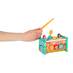 Senzorická hračka pre bábätká 8v1 Bibi-inn modrá