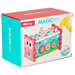 Senzorická hračka pre bábätká 8v1 Bibi-inn modrá