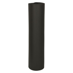 Podložka na cvičenie jogy hrubá 185x80x1,5 cm,  čierna