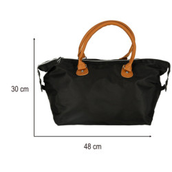 Dámska multifunkčná cestovná taška na kočík pre mamičku čierna