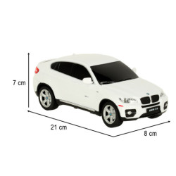 RC auto 1:24 BMW X6, biele
