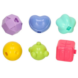 Interaktívny vzdelávací triedič kociek pre bábätká cimbal 7v1
