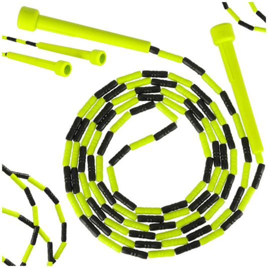 Detské švihadlo zeleno-  čierne, 9 stôp