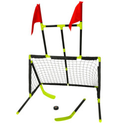 Športová súprava 6v1, bránkový kôš, hokejová loptička, disk