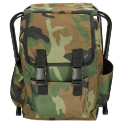 Turistické kreslo bez chrbta s batohom