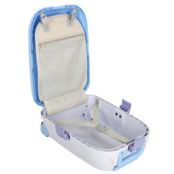 Detský cestovný kufor na kolieskach na príručnú batožinu,  modrý